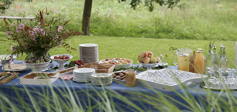 Buffet été potager